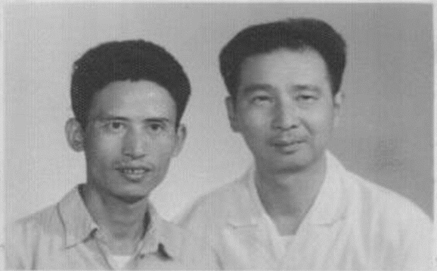 与陶师欣会在北京（1978）
